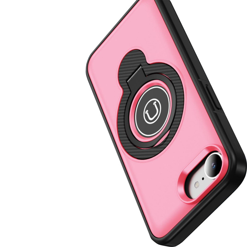 TPU+Textured PC Magnet для Apple iPhone 16e (6.1") (Pink) в магазине vchehle.ua