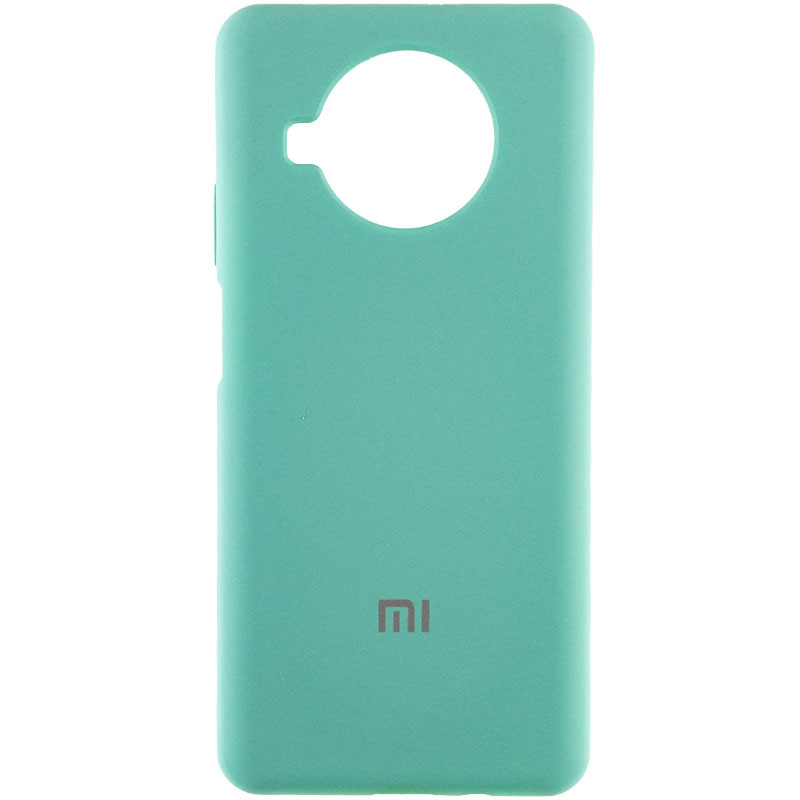 Чохол Silicone Cover Full Protective (AA) на Xiaomi Mi 10T Lite / Redmi Note 9 Pro 5G (Бірюзовий / Ice Blue)