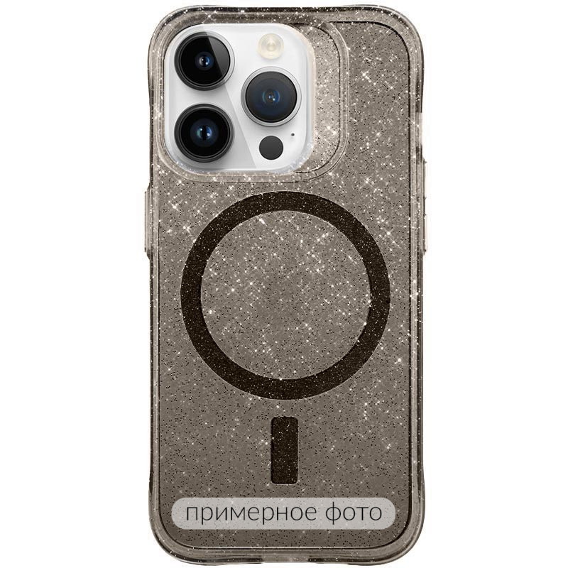 Чохол TPU Radiance with Magnetic safe для Apple iPhone 16 (6.1") (Black)