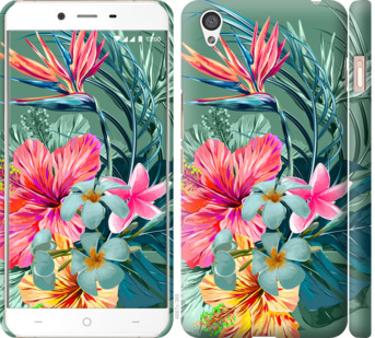 

Чехол Тропические цветы v1 для OnePlus X 845430