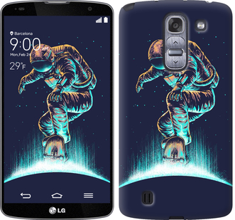 

Чохол Космонавт на скейтборді на LG G Pro 2 D838 591369