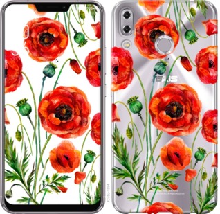

Чохол Намальовані маки на Asus Zenfone 5 ZE620KL 744268