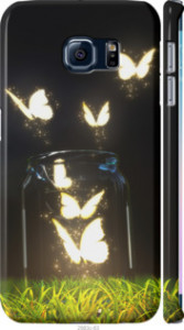 Чехол Бабочки для Samsung Galaxy S6 Edge G925F