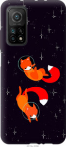 Чехол Лисички в космосе для Xiaomi Mi 10T