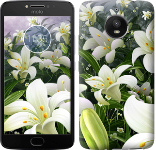 

Чохол Білі лілії на Motorola Moto E4 Plus 688101