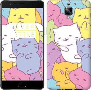 Чехол Котики для OnePlus 3T
