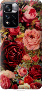 Чехол Цветущие розы для Xiaomi Redmi Note 11 Pro+