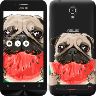 

Чохол Мопс і кавун на Asus ZenFone Go ZC451TG 843954