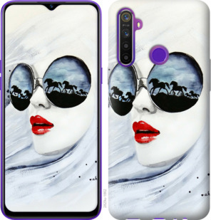 

Чохол Дівчина аквареллю на Realme 5 919633