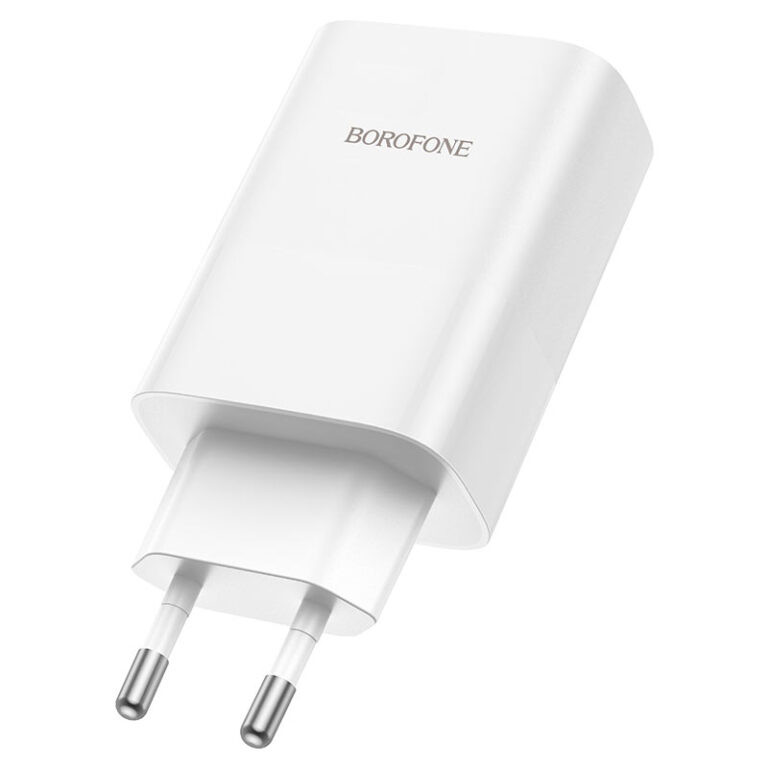 СЗУ Borofone BN10 Sunlight PD65W (1Type-C/1USB) (White) в магазине vchehle.ua