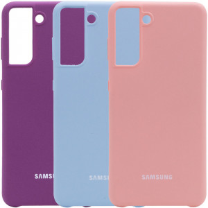 Чехол Silicone Cover (AA) для Samsung Galaxy S21