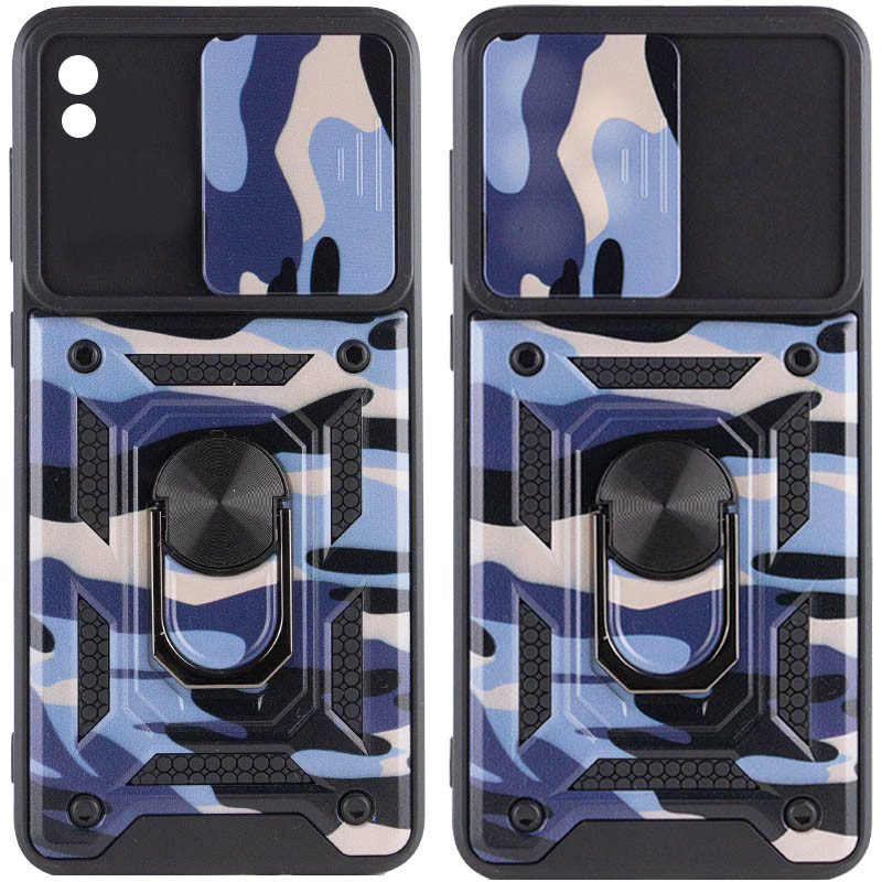 Ударостійкий чохол Camshield Serge Ring Camo на Xiaomi Redmi 9A (Фіолетовий / Army Purple)