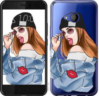 

Чехол Девушка v3 для HTC U11 Life 842820
