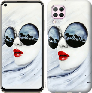 

Чохол Дівчина аквареллю на Huawei Nova 6SE 878848