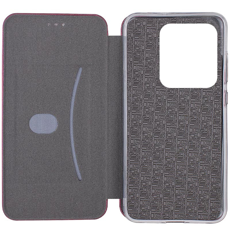 Фото Шкіряний чохол-книжка Classy на Infinix Hot 40 / 40 Pro / Tecno Spark 20 Pro (Бордовий) в маназині vchehle.ua