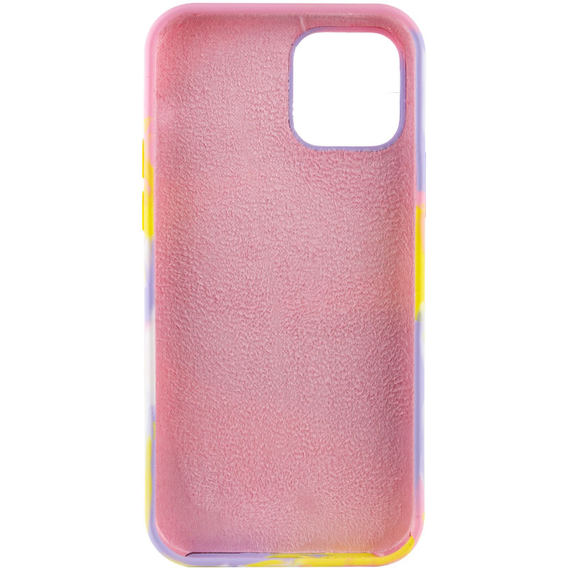 Фото Чохол Silicone case full Aquarelle на Apple iPhone 13 Pro (6.1") (Сиренево-желтый) в маназині vchehle.ua