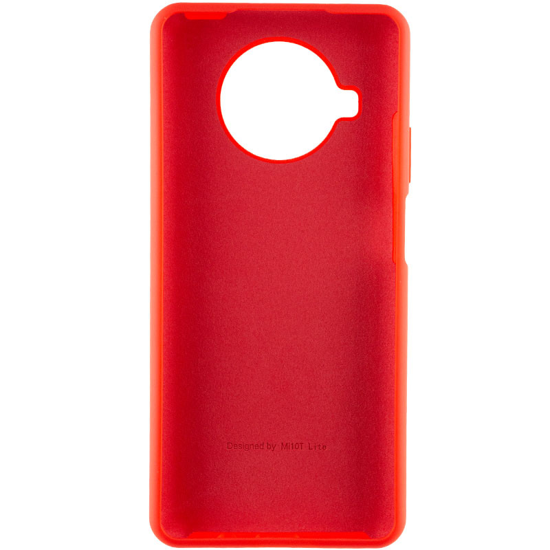 Фото Чохол Silicone Cover Full Protective (AA) на Xiaomi Mi 10T Lite / Redmi Note 9 Pro 5G (Червоний / Red) на vchehle.ua