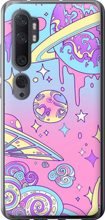 Чехол Розовая галактика для Xiaomi Mi Note 10