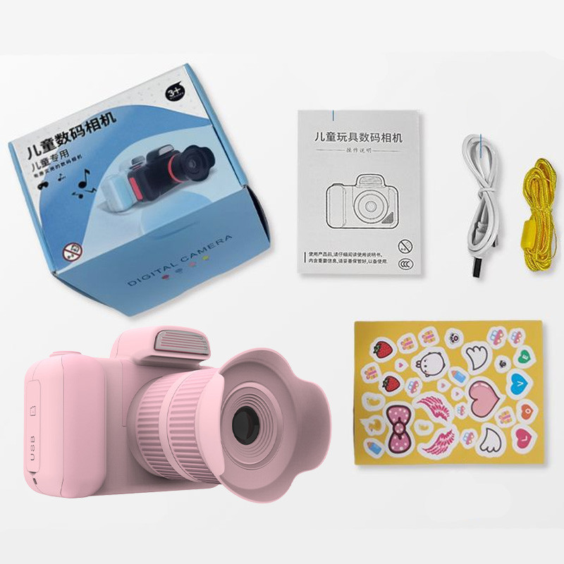 Фото Дитяча фотокамера D31 Digital Camera (Pink) в маназині vchehle.ua