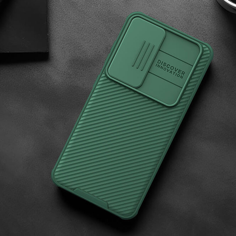 Замовити Карбонова накладка Nillkin CamShield Pro на Samsung Galaxy S24+ (Deep Green) на vchehle.ua