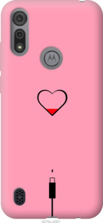 

Чехол Подзарядка сердца1 для Motorola E6s 1169795