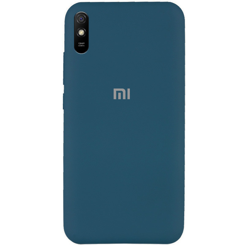 Чохол Silicone Cover Full Protective (AA) на Xiaomi Redmi 9A (Синій / Cosmos Blue)