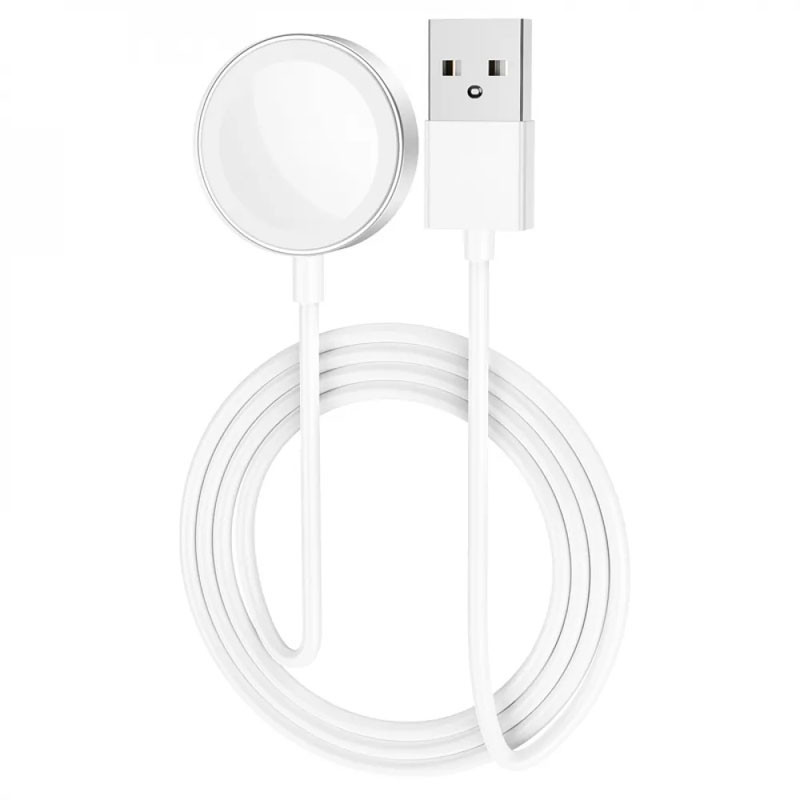 Фото БЗУ Hoco CW39 Wireless charger for iWatch (USB) (White) на vchehle.ua