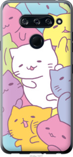 

Чехол Котики для LG V40 ThinQ 696803