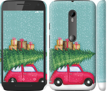 

Чехол Машина с подарками для Motorola Moto G3 867796