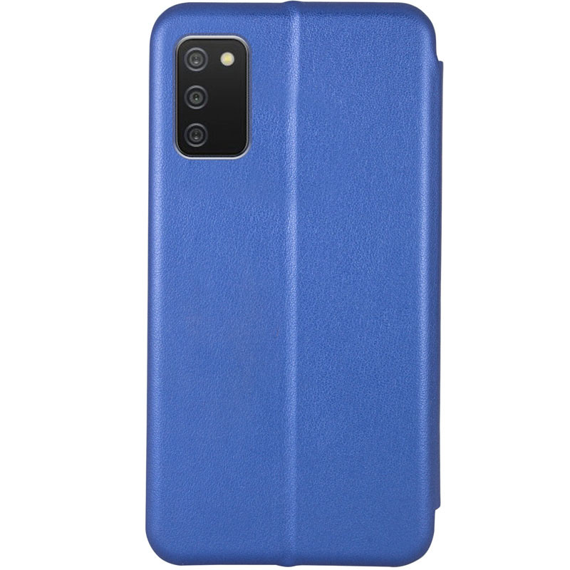 Фото Кожаный чехол-книжка Classy для Samsung Galaxy A02s (Синий) на vchehle.ua