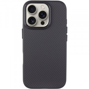 Чохол TPU+PC Carbon with Magnetic safe на Apple iPhone 16 Pro Max (6.9")