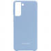 Чохол Silicone Cover (AA) на Samsung Galaxy S21 (Блакитний / Lilac Blue)