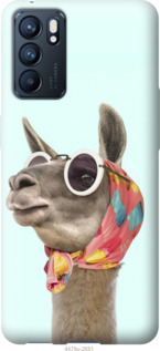 

Чехол Модная лама для Oppo Reno6 5G 1427925