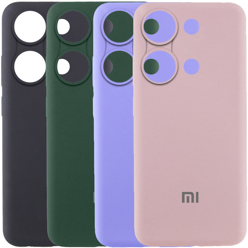 Чехол Silicone Cover Lakshmi Full Camera (AAA) with Logo для Xiaomi Redmi Note 13 Pro 4G