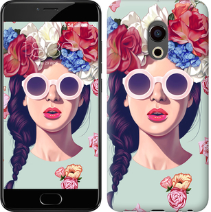 

Чехол Девушка с цветами для Meizu M6s 607912