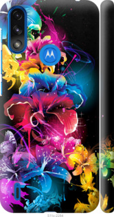 

Чохол Абстрактні квіти на Motorola E7 Power 1634248