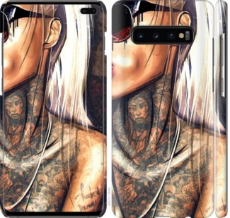 

Чохол Дівчина в тату на Samsung Galaxy S10 Plus 701636