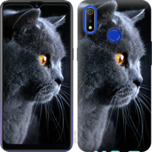 Чехол Красивый кот для Realme 3