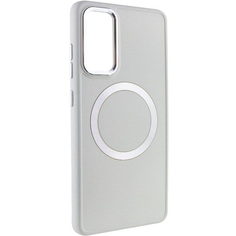 TPU чохол Bonbon Metal Style with Magnetic safe на Samsung Galaxy S23+ (Білий / White)