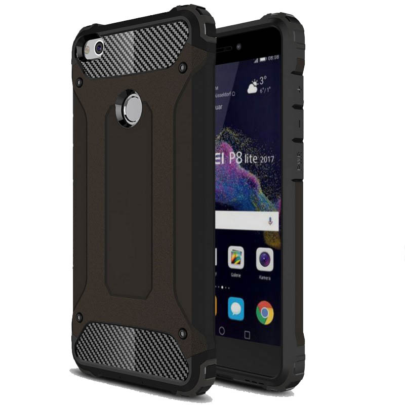 Бронированный противоударный TPU+PC чехол Immortal для Huawei P8 Lite (2017)