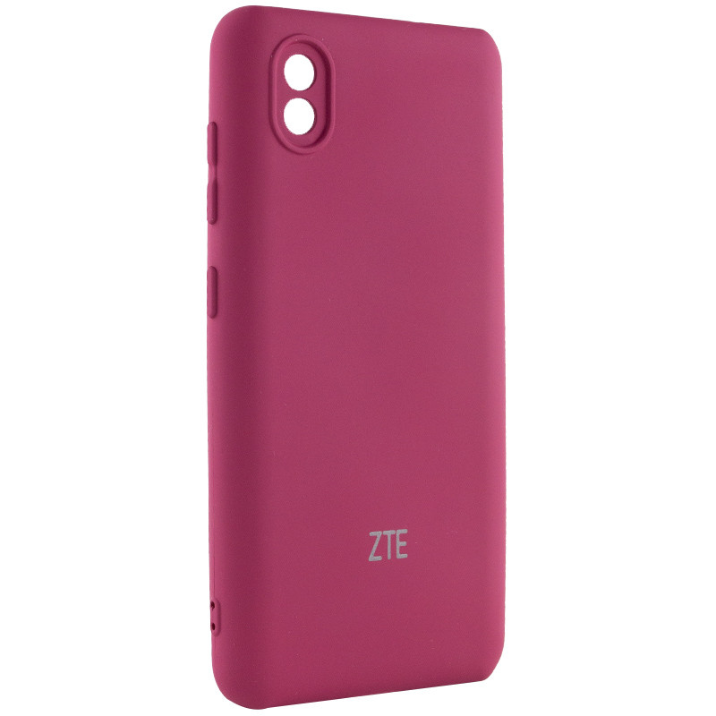 Фото Чехол Silicone Cover My Color Full Camera (A) для ZTE Blade A3 (2020) (Бордовый / Marsala) на vchehle.ua