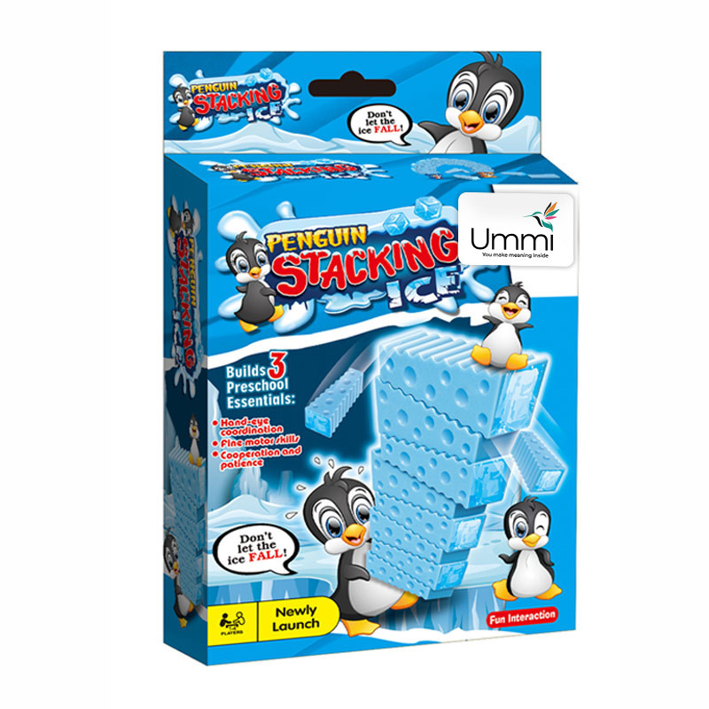 Купить Настольная интерактивная игра Ummi 707-B18 Penguin Ice-stacking Game (Blue) на vchehle.ua