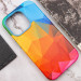Купить Кожаный чехол Colour Splash with Magnetic Safe для Apple iPhone 14 Pro Max (6.7") (Red / Blue) на vchehle.ua