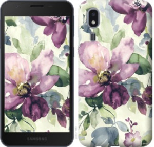 Чехол Цветы акварелью для Samsung Galaxy A2 Core A260F