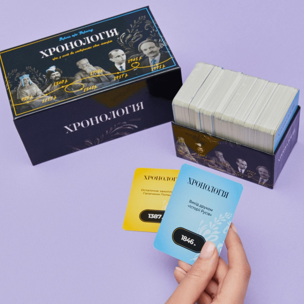 Фото Гра настільна Хронологія MemoGames 0004MG 396 двосторонніх карток в маназині vchehle.ua