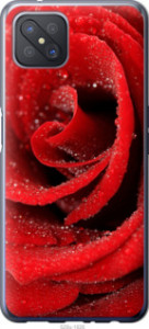 Чехол Красная роза для Oppo A92S
