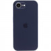 Чохол Silicone Case Full Camera Protective (AA) на Apple iPhone 16e (6.1") (Темно-синій / Midnight blue)
