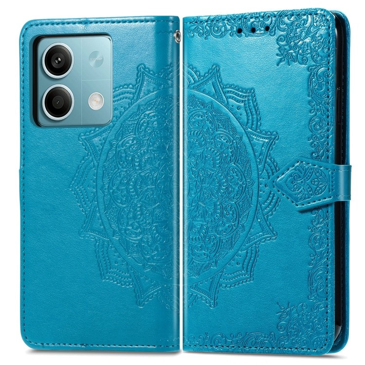 Фото Кожаный чехол-книжка Art Case с визитницей для Xiaomi Redmi Note 13 Pro 4G / Poco M6 Pro 4G (Синий) в магазине vchehle.ua