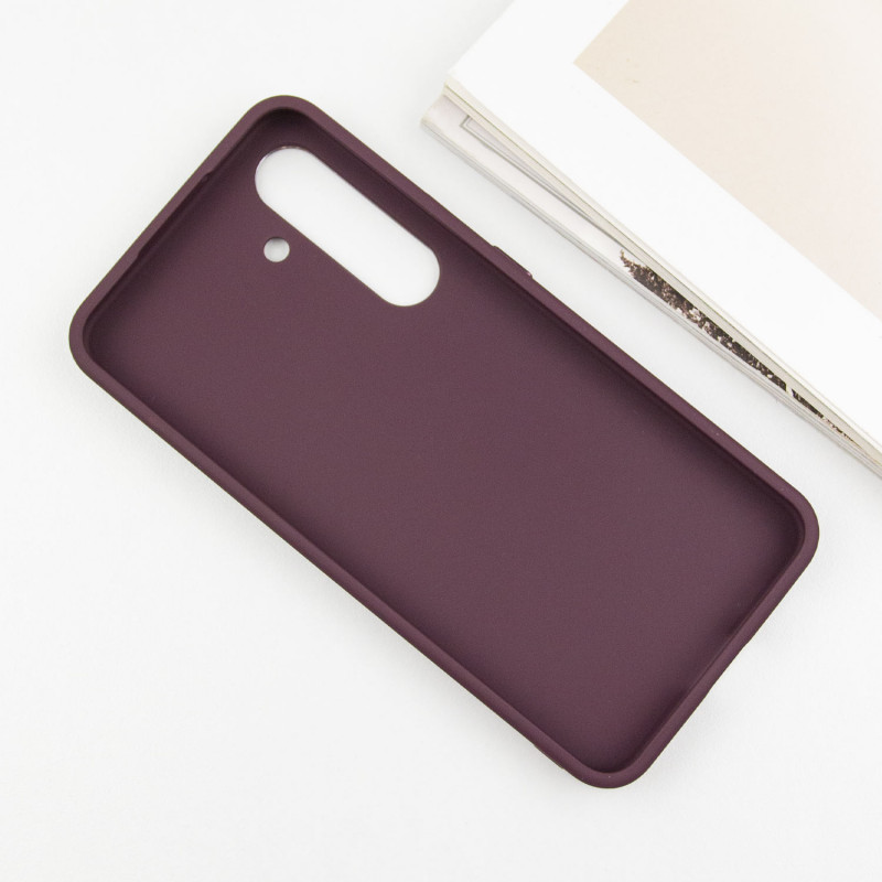 TPU чехол Bonbon Metal Style для Samsung Galaxy S24+ (Бордовый / Plum) в магазине vchehle.ua