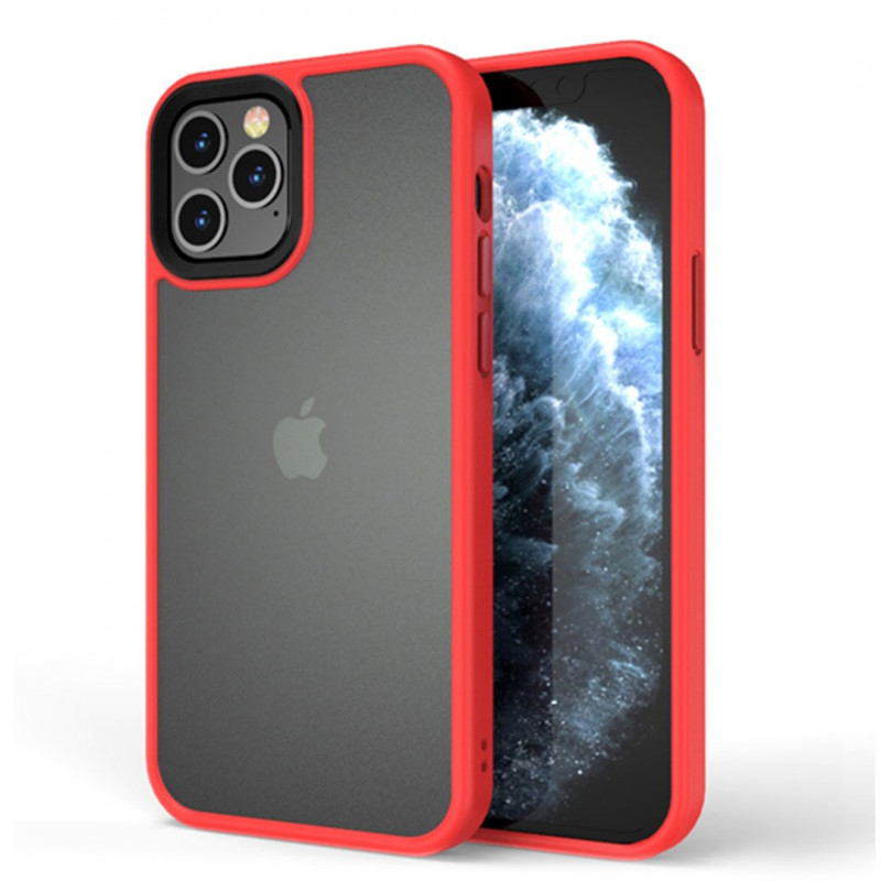 

TPU+PC чохол Metal Buttons на Apple iPhone 13 Pro Max (6.7") (Червоний) 1179007
